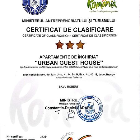 Urban Guesthouse Brasov Bagian luar foto